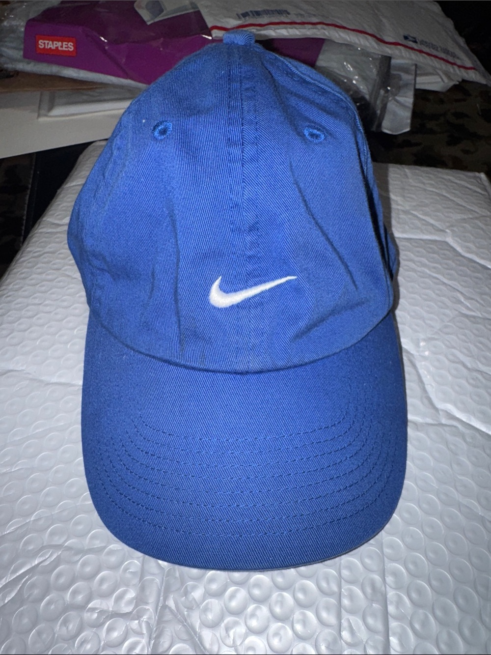 Nike Royal Blue Cap with White Swoosh